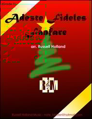 Adeste Fideles Fanfare Concert Band sheet music cover Thumbnail